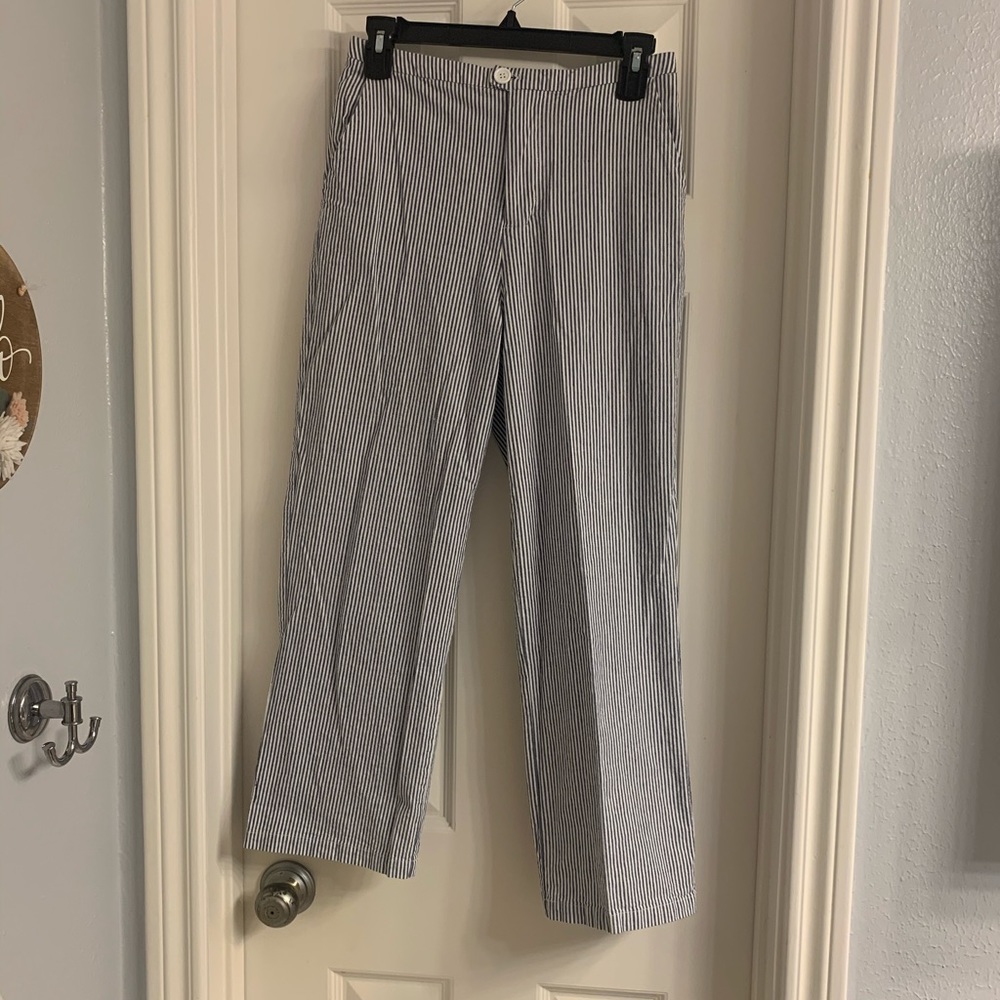 Sky and Sparrow striped pants